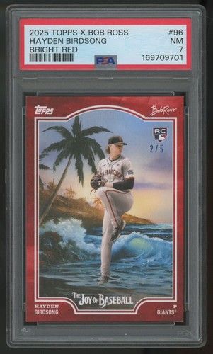 2025 topps bob ross hayden - topps,